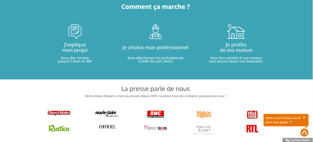 Devis travaux habitatpresto