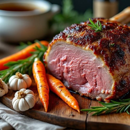 Epaule d&rsquo;agneau confite carnet de Julie