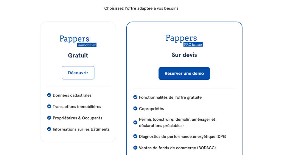 Pappers immobilier