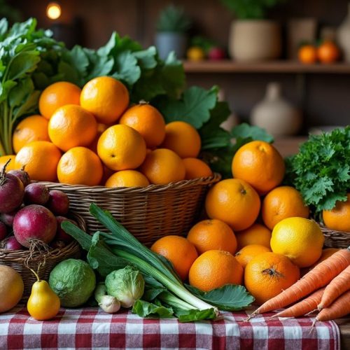 Fruits et légumes au mois de Février