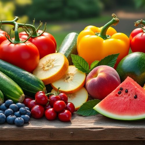 Fruits et légumes au mois de Juillet