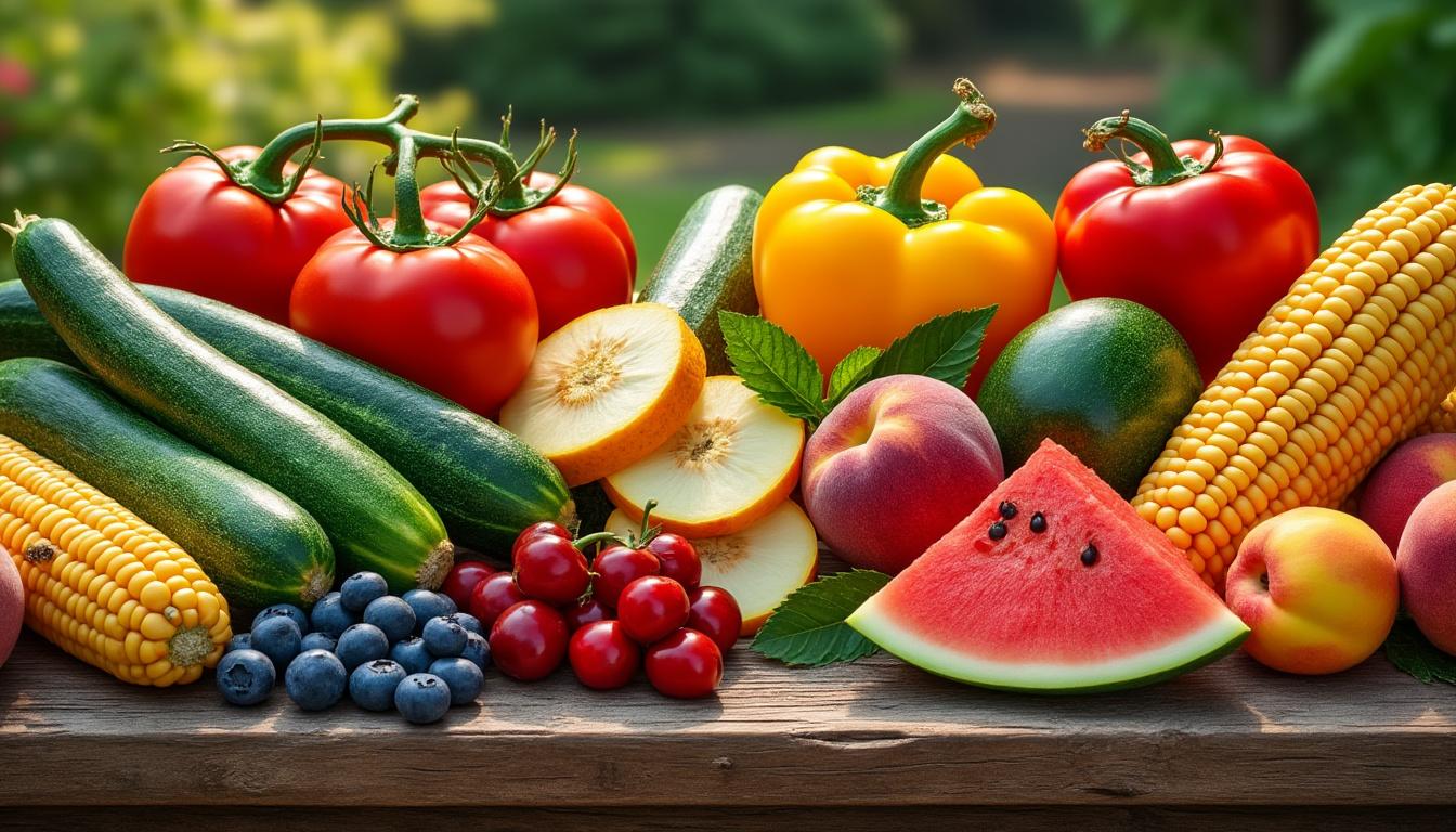 You are currently viewing Fruits et légumes au mois de Juillet