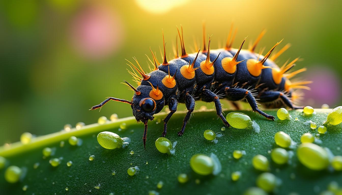 découvrez tout sur la larve de coccinelle : son apparence, son cycle de vie et son rôle essentiel dans la lutte naturelle contre les pucerons et autres parasites du jardin.