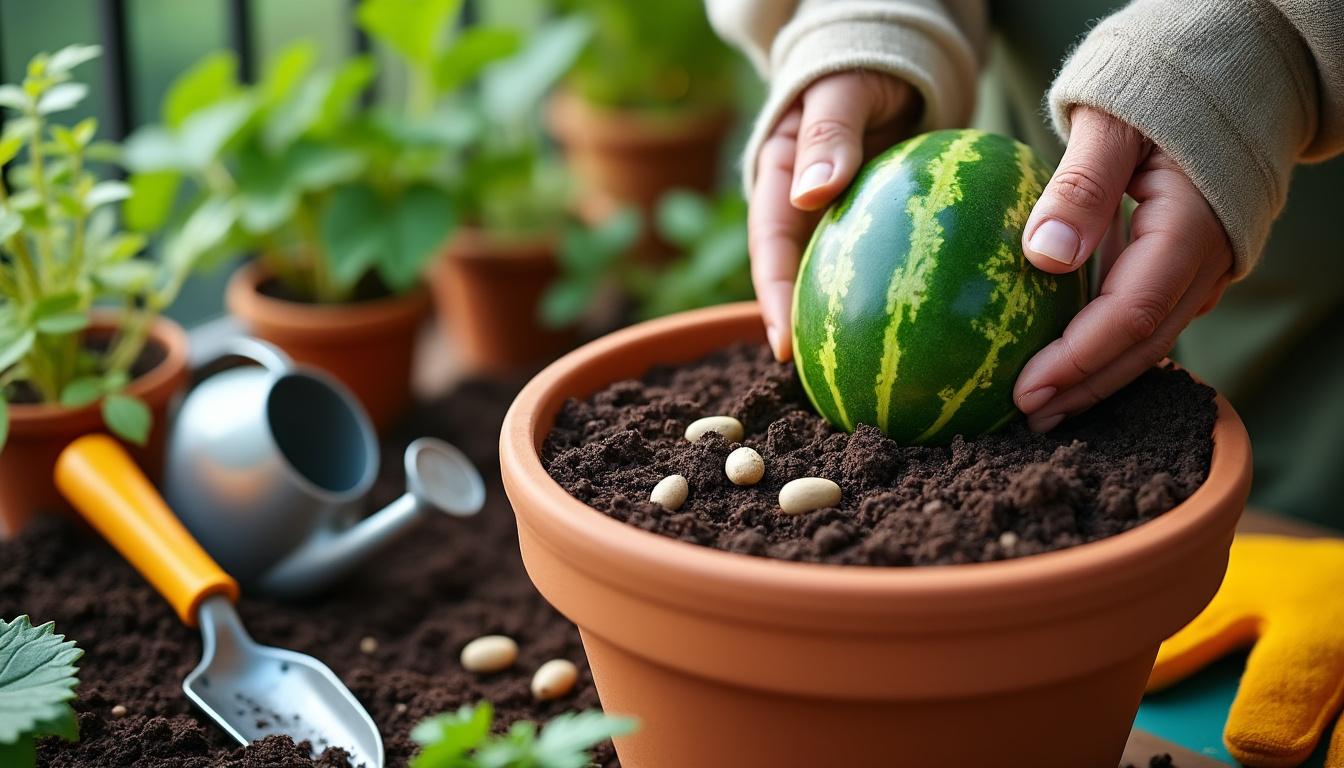 You are currently viewing Planter un melon en pot : guide pratique pour réussir sa culture