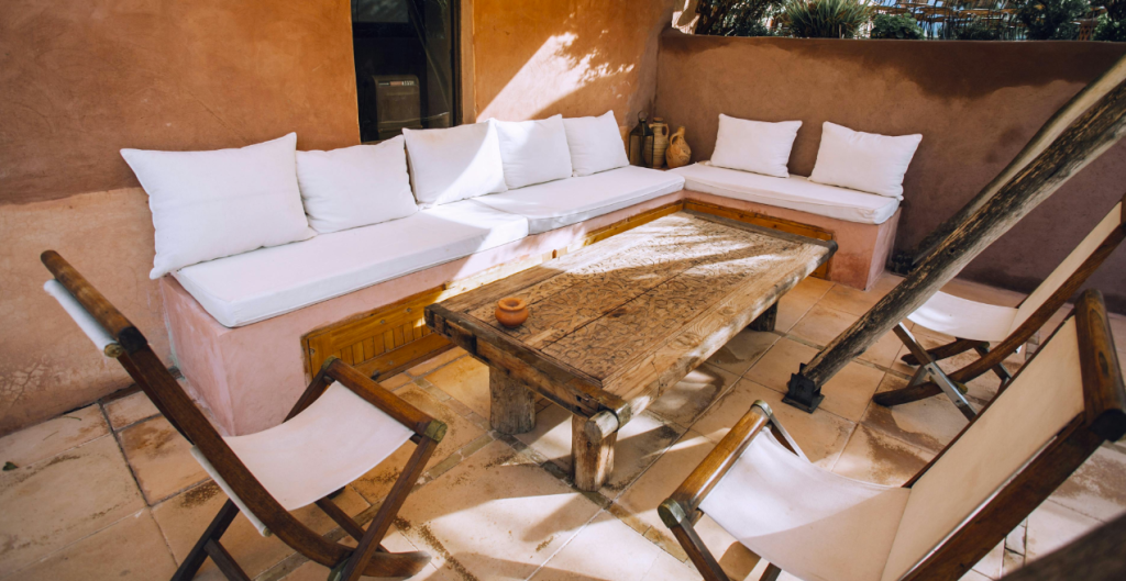 DIY jardin fabriquer ses coussins et assises extérieures