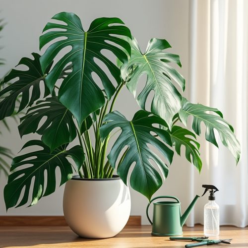 Tout savoir pour bien entretenir un monstera deliciosa adulte