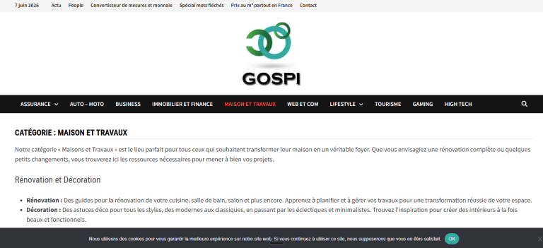 Gospi.fr maison et travaux