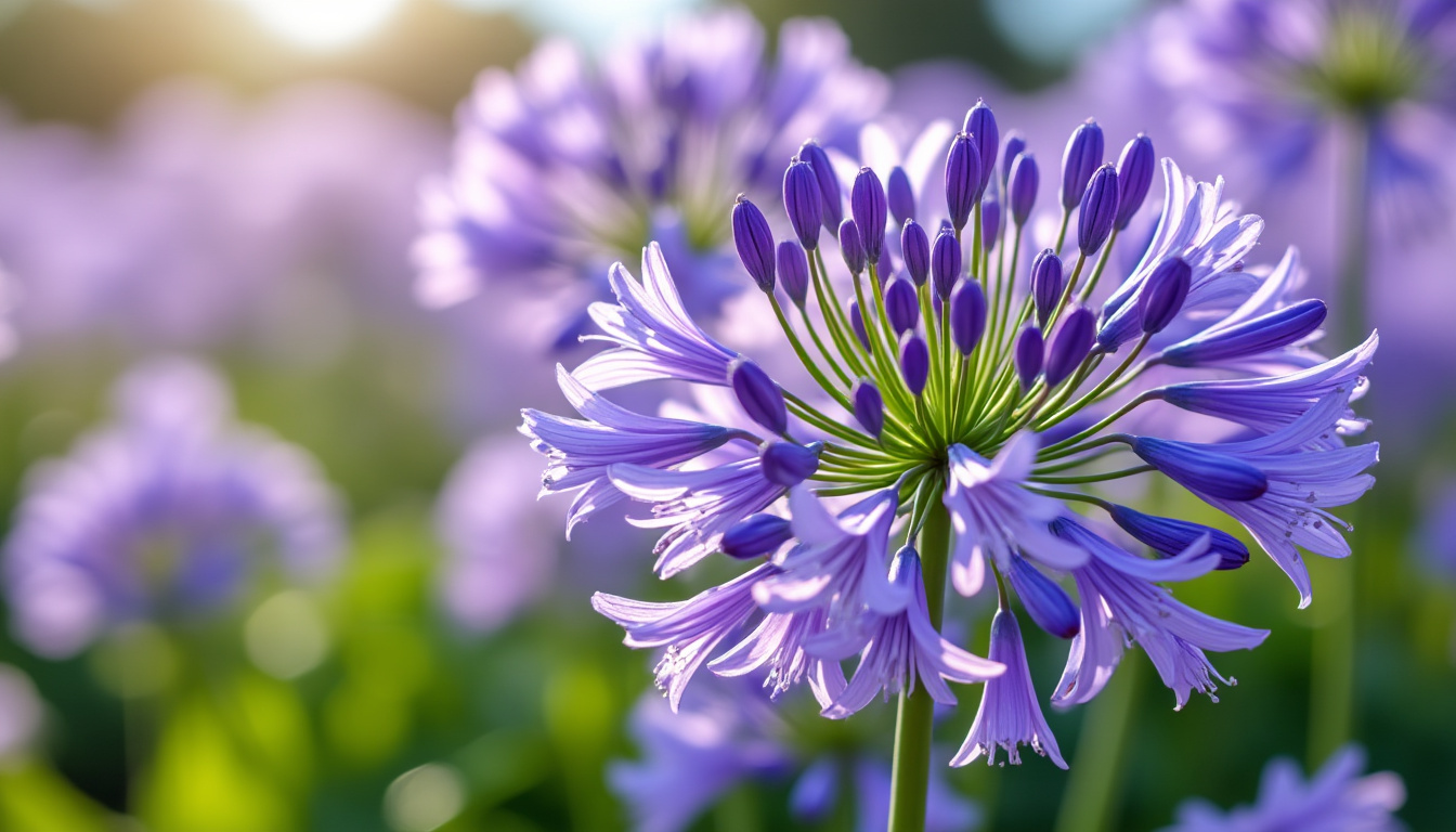 découvrez la durée de floraison de l'agapanthe et profitez longtemps de ses magnifiques fleurs bleues ou blanches dans votre jardin.